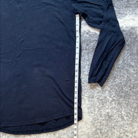 Pull&Bear Dark Blue Comfort Tee - Picture 3 of 6
